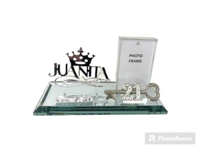 PER70 SILVER CUSTOM NAME WITH CROWN